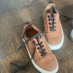 Art Class Brown Kids Shoes